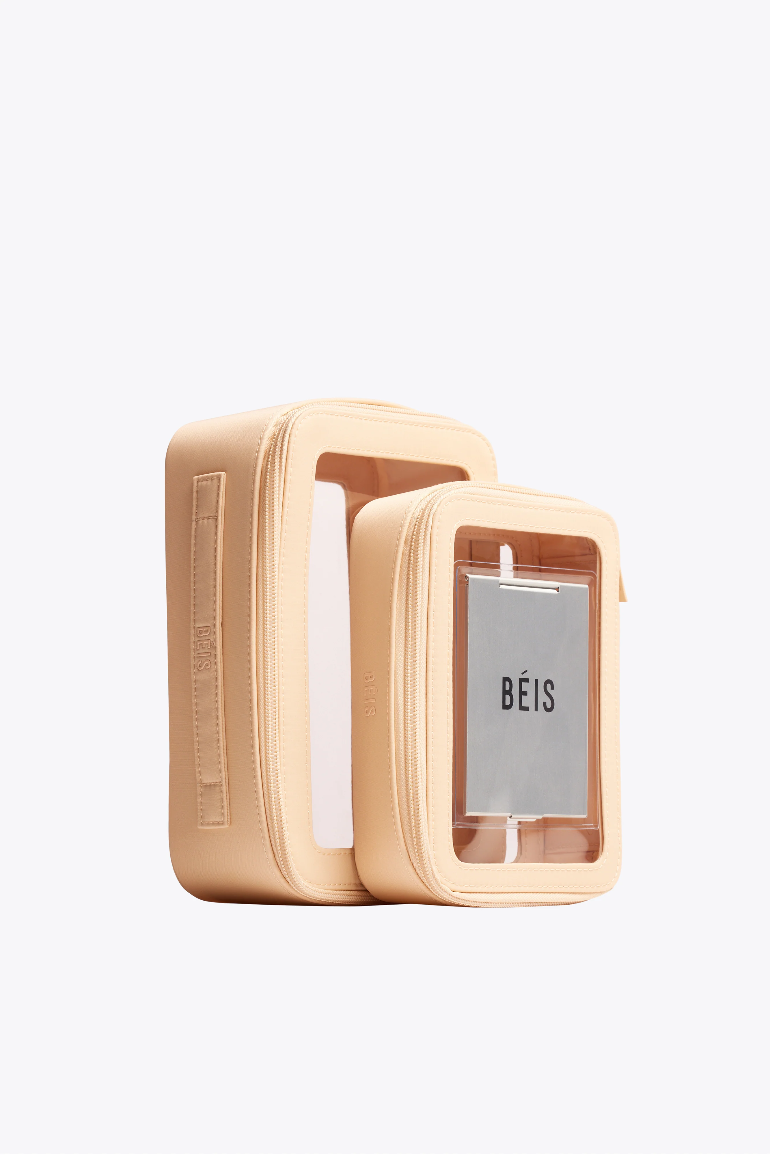 The In Flight Cosmetic Set in Beige - Image 3