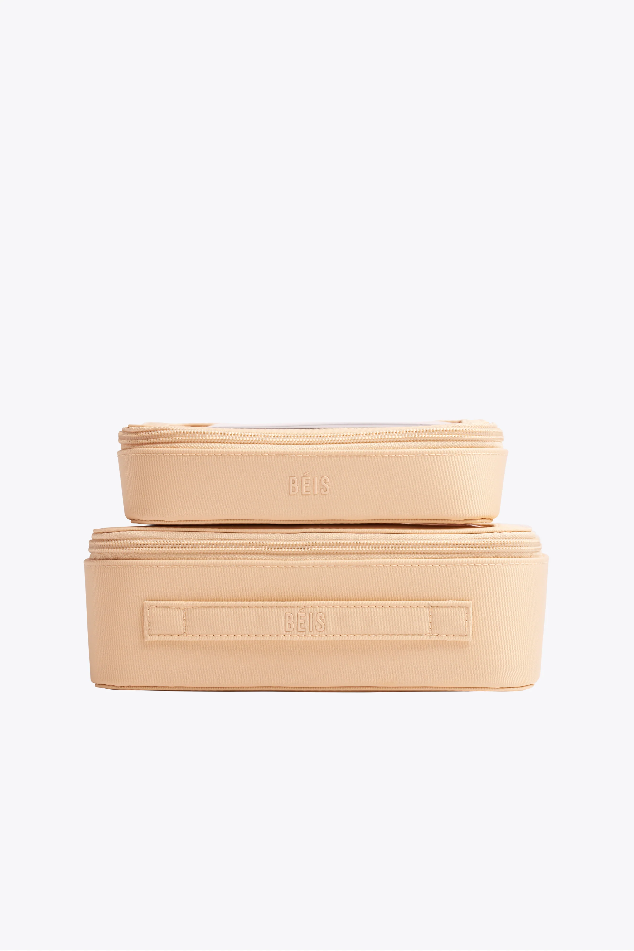 The In Flight Cosmetic Set in Beige - Image 4