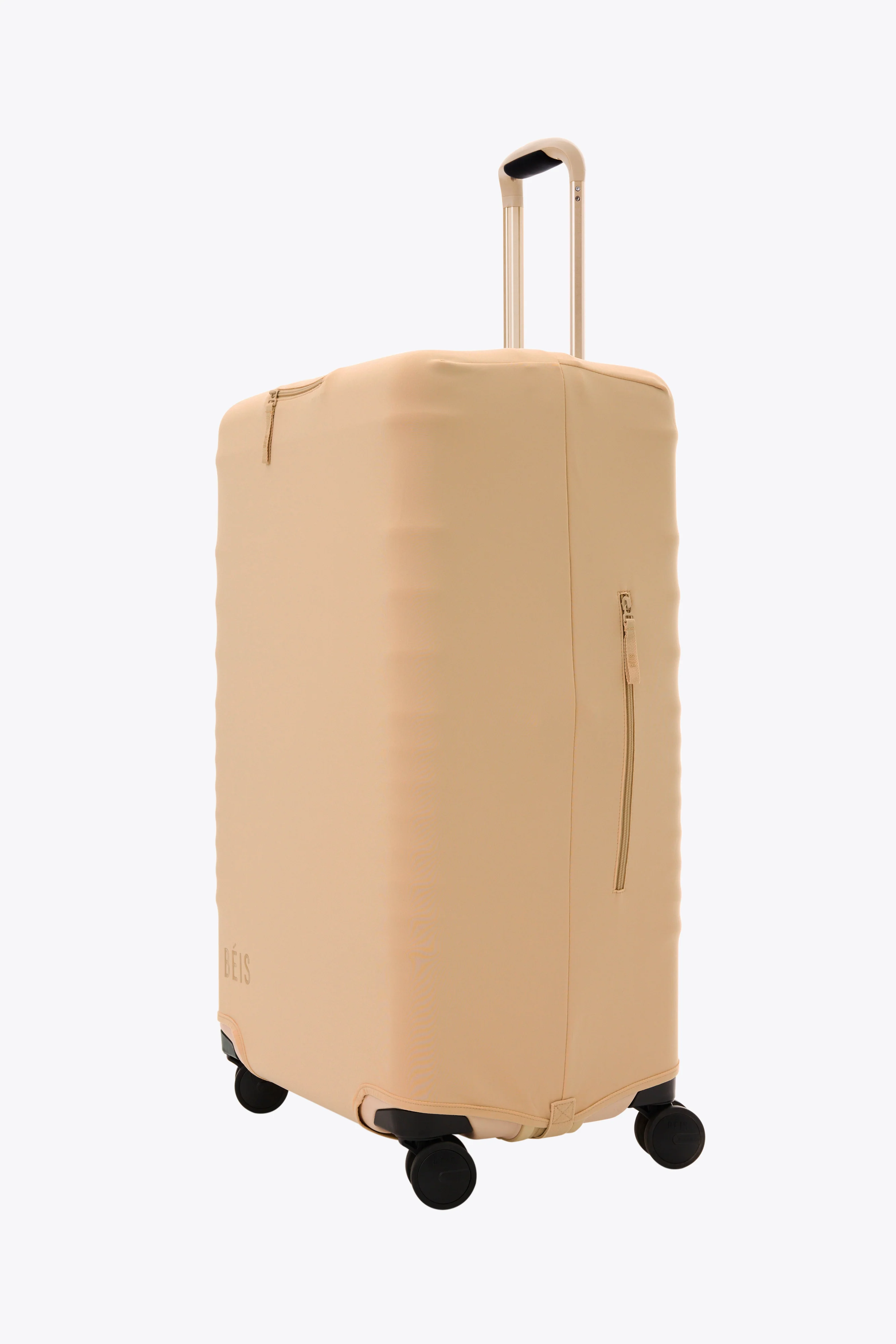 The Large Check-In Luggage Cover in Beige - Image 3