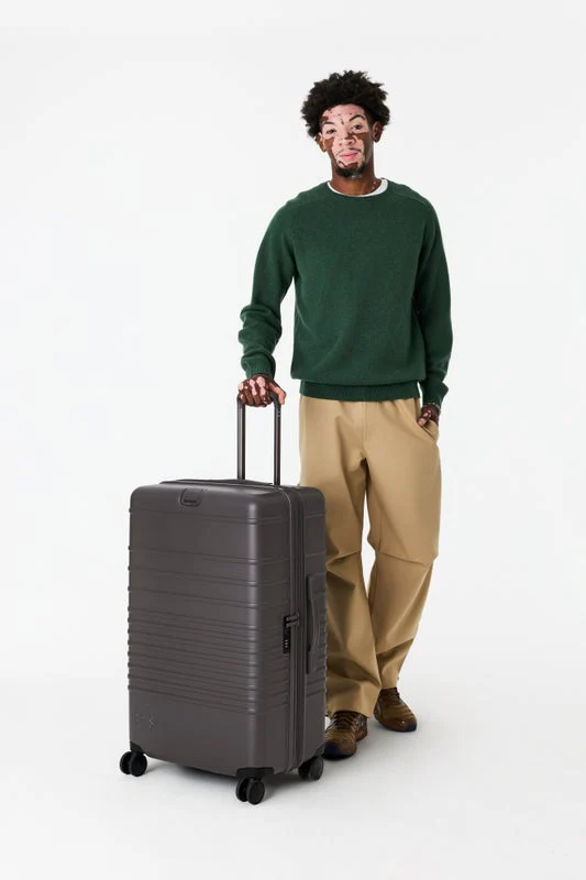 The Large Check-In Roller in Charcoal - Image 5