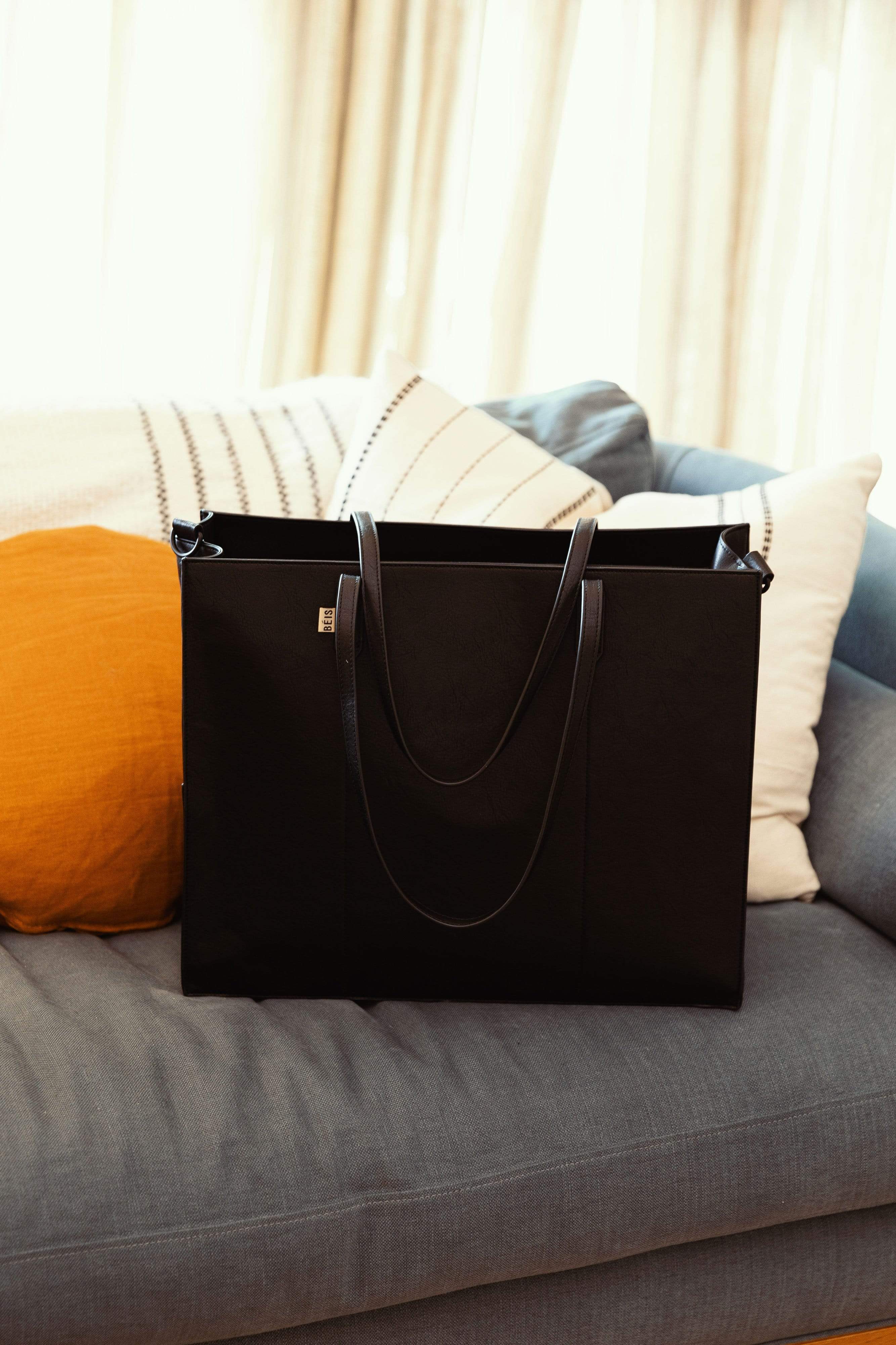 The Large Work Tote in Black - Image 5