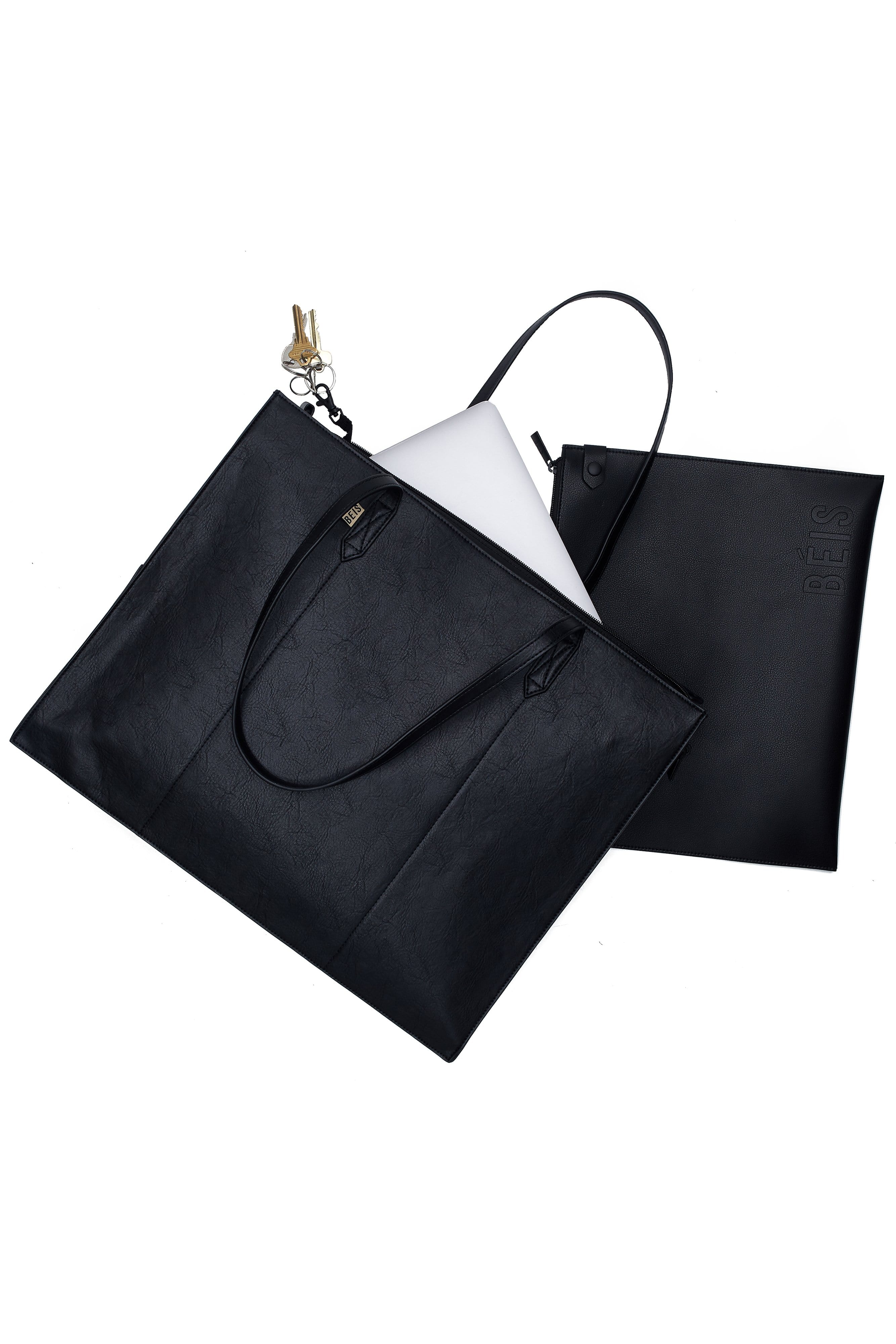 The Large Work Tote in Black - Image 9