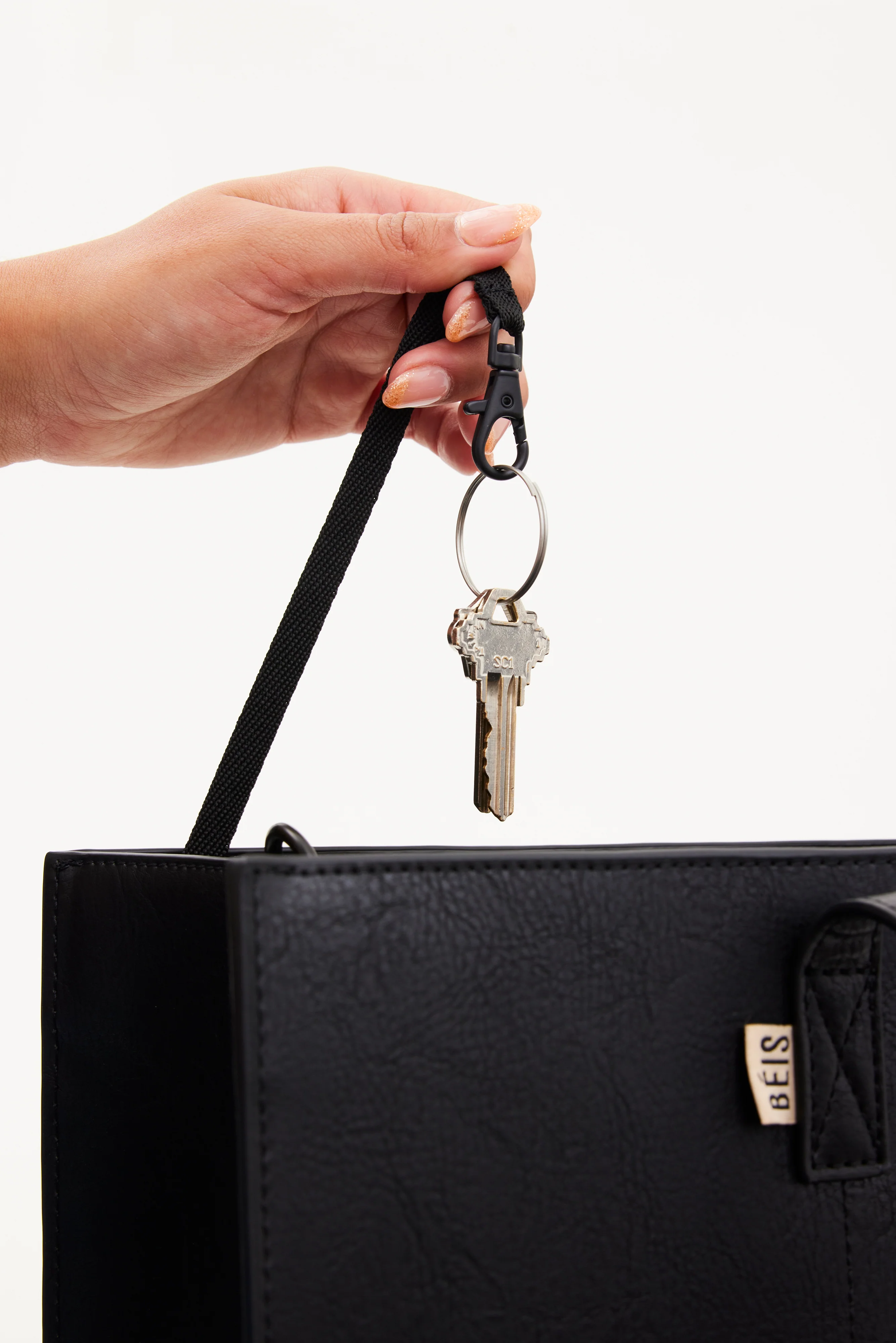 The Large Work Tote in Black - Image 6