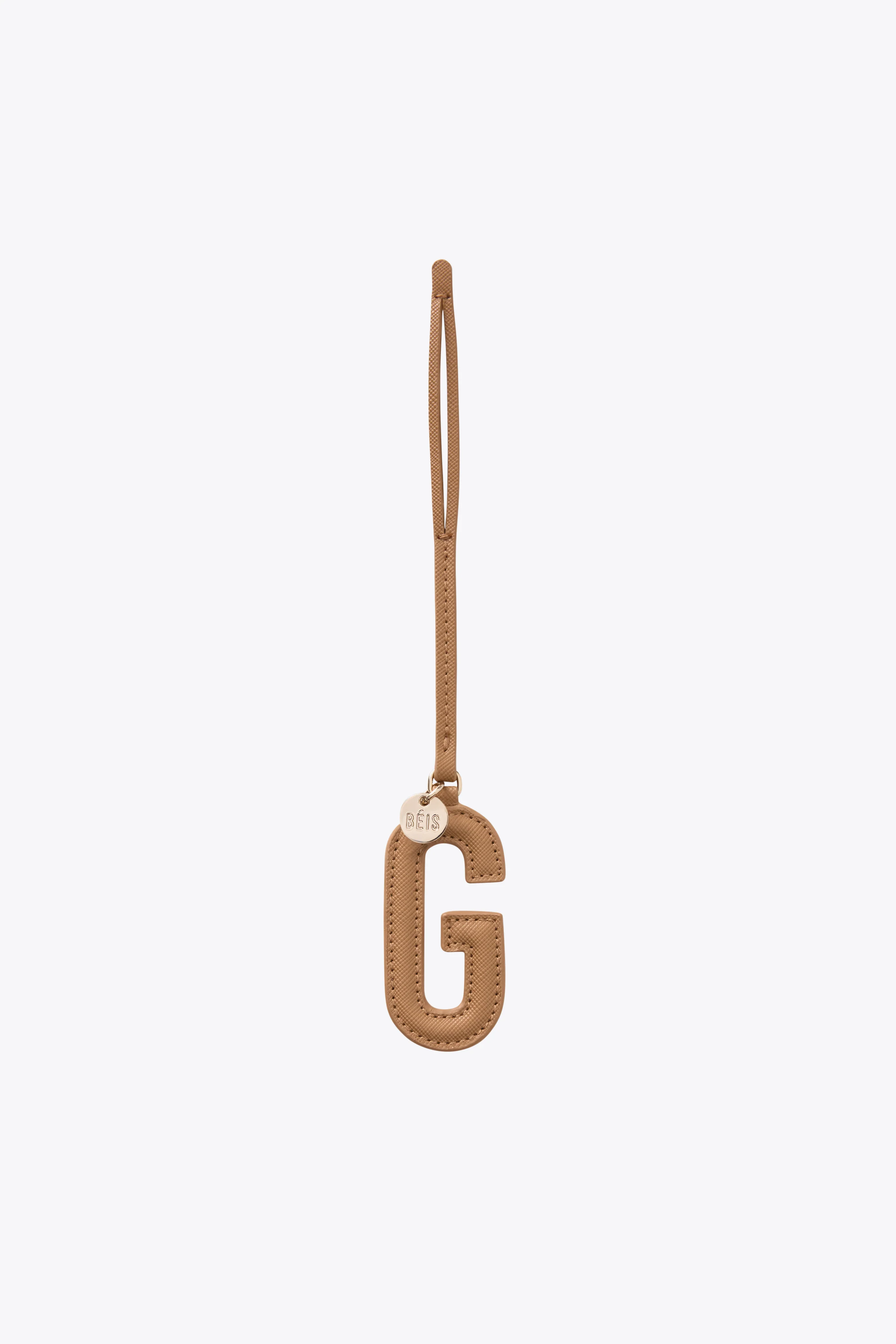 The Letter Charm in Camel - Image 12