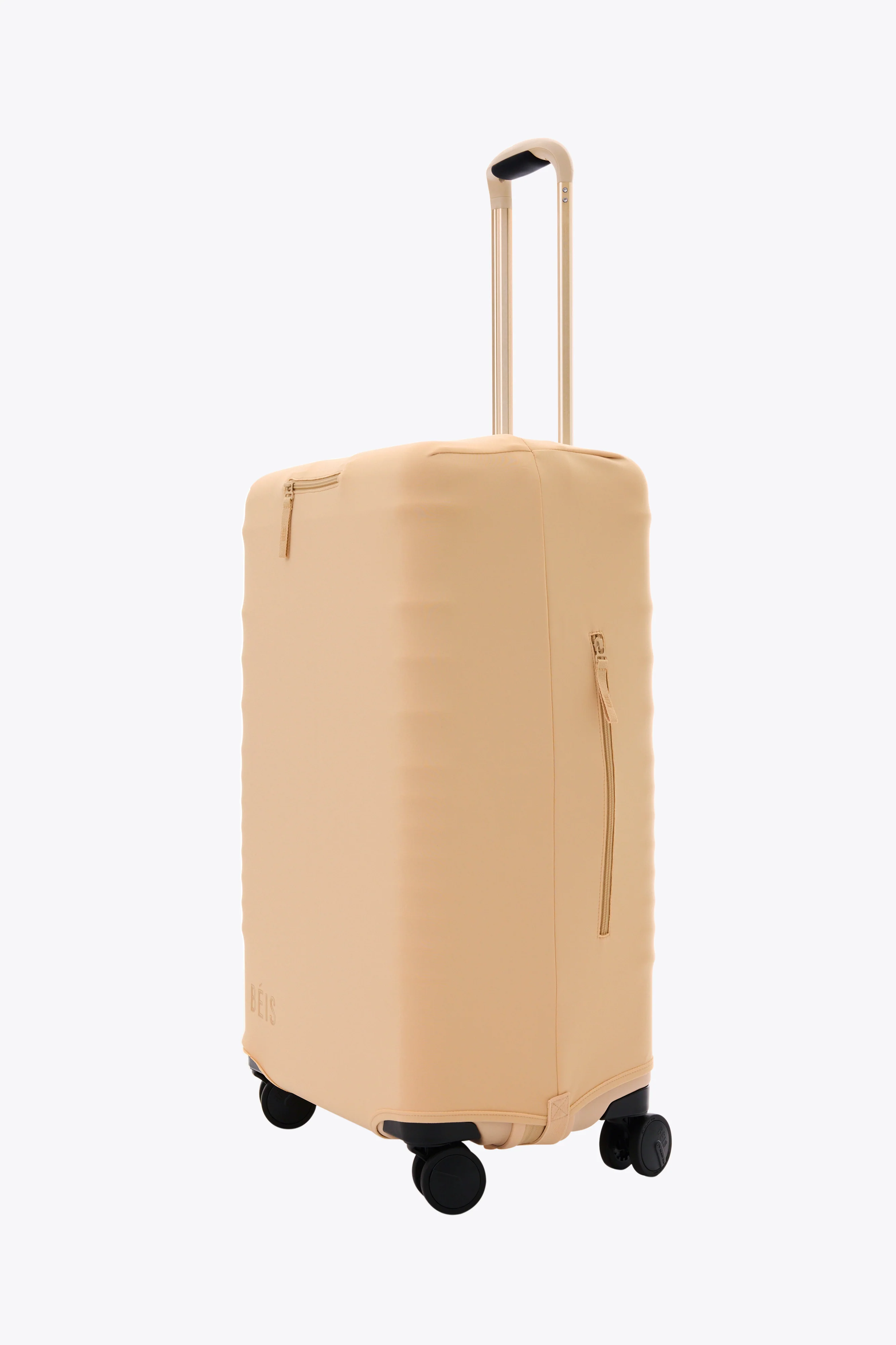 The Medium Check-In Luggage Cover in Beige - Image 3