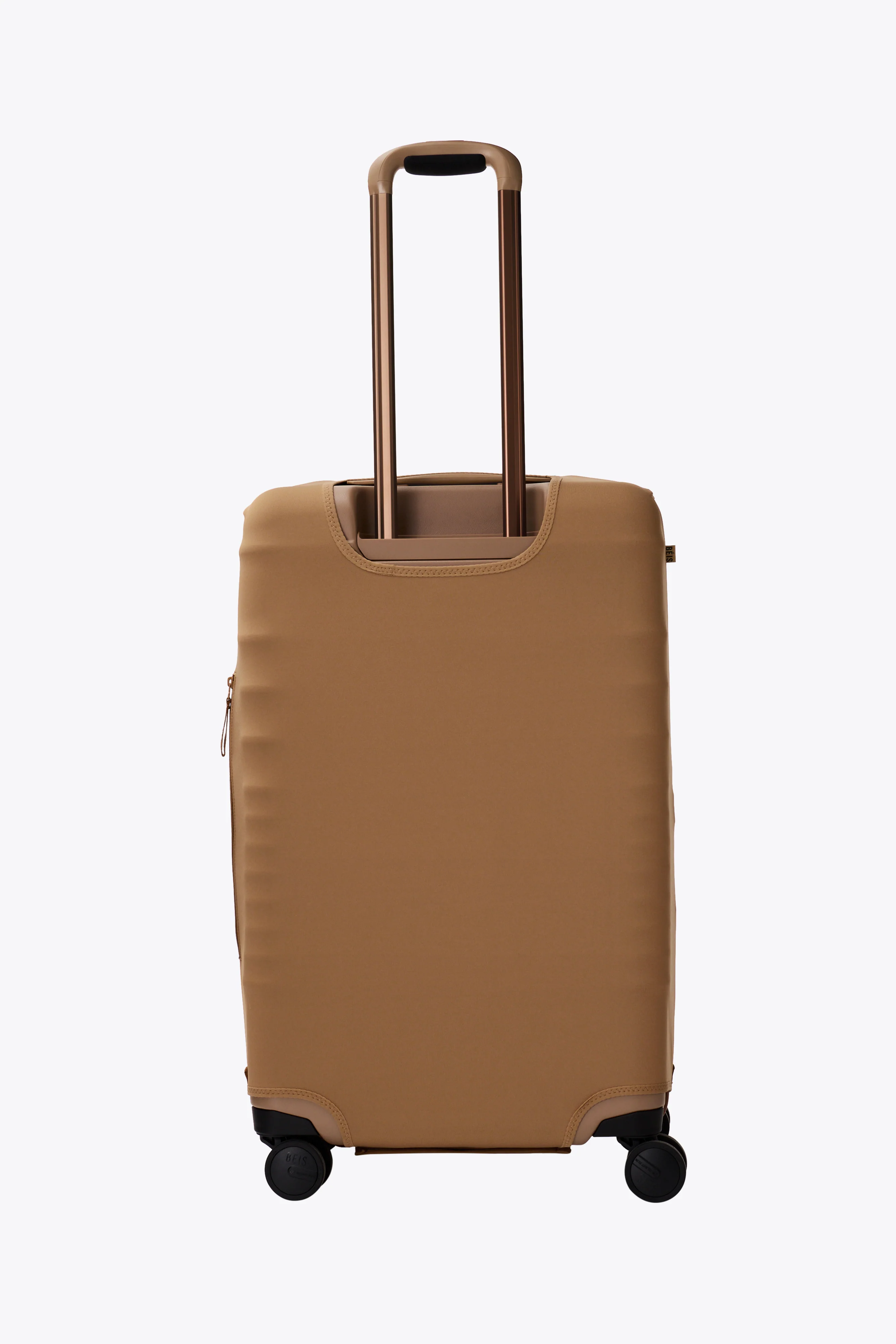 The Medium Check-In Luggage Cover in Camel - Image 3