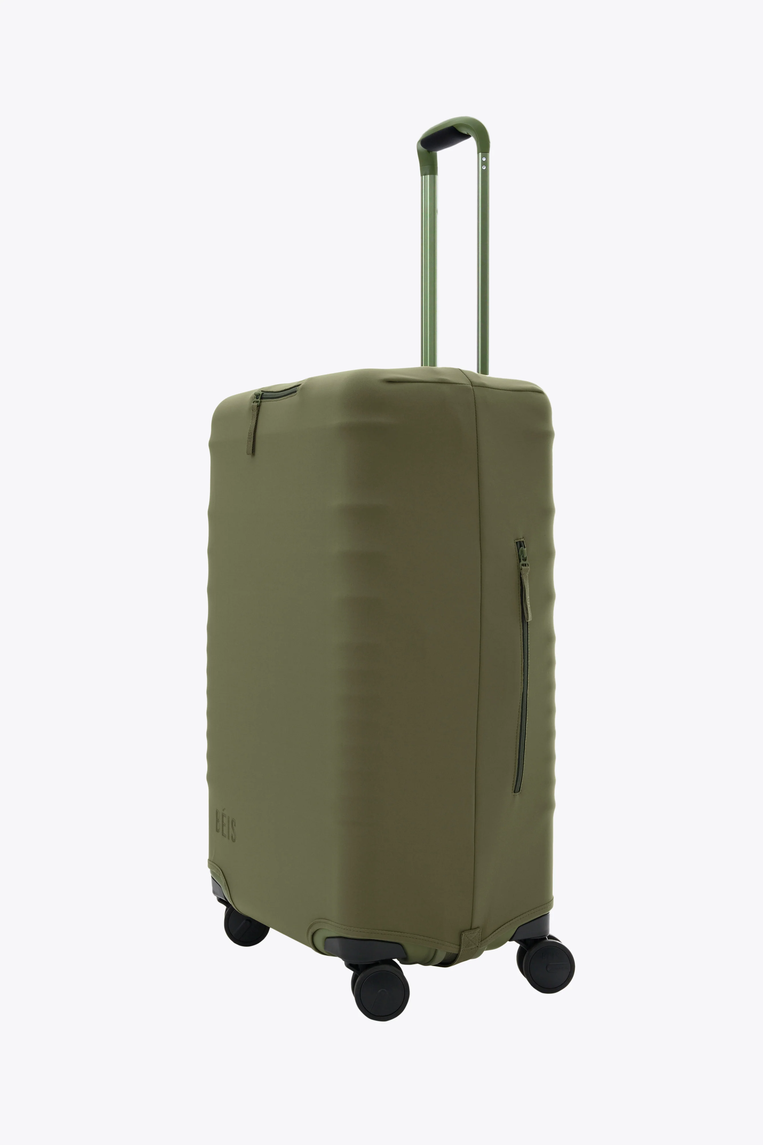 The Medium Check-In Luggage Cover in Olive - Image 3