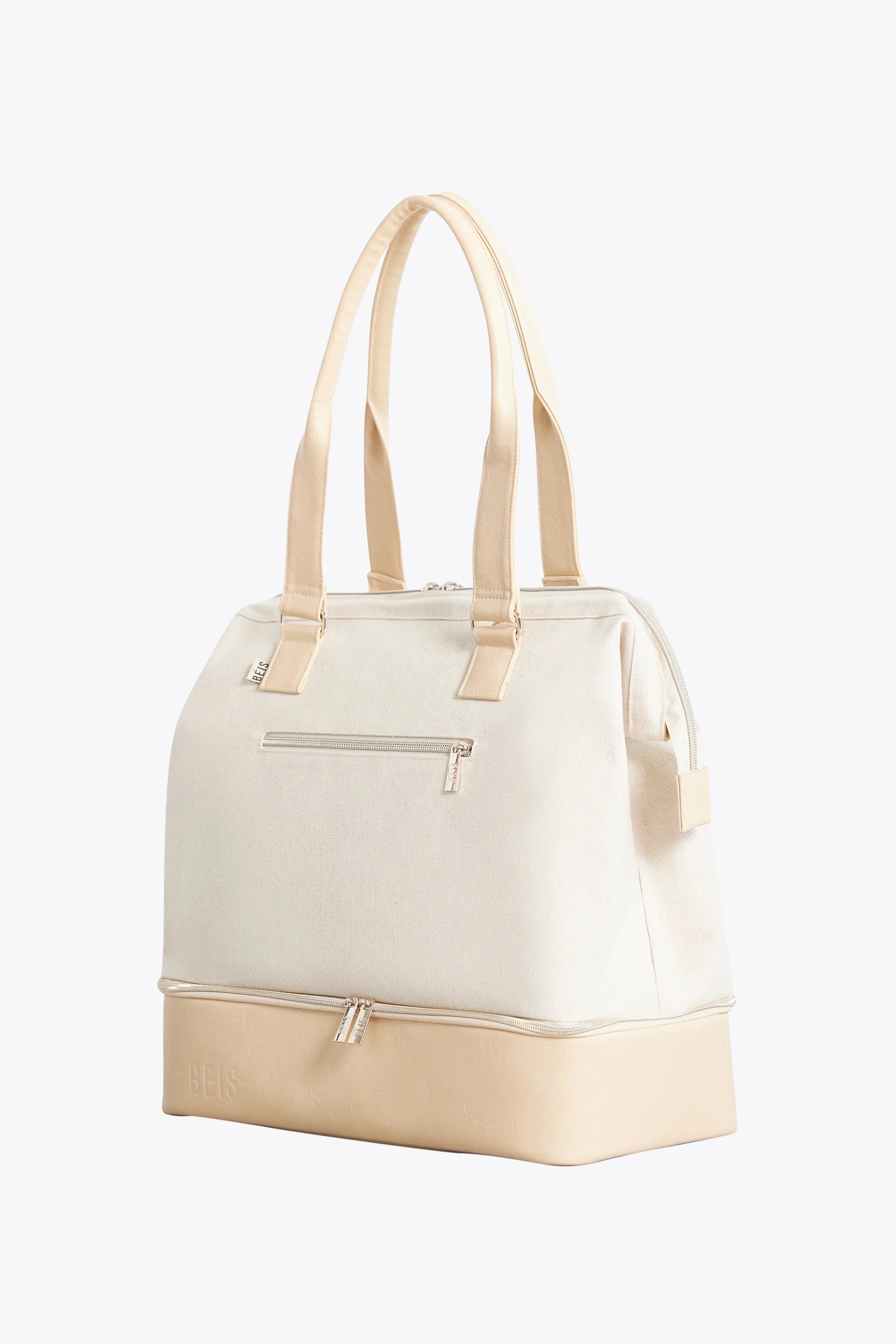 The Mini Weekender in Beige - Image 3