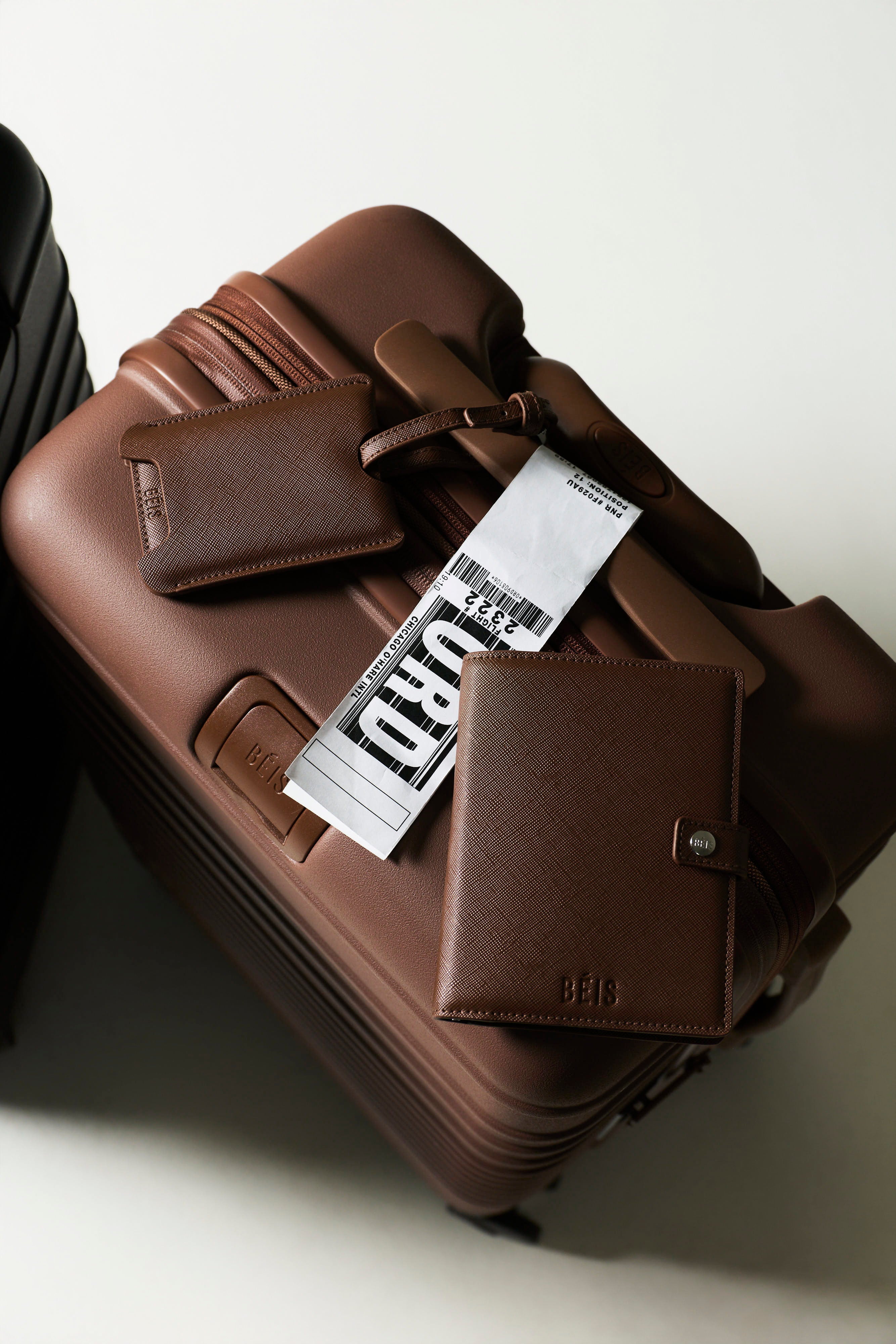 The Passport & Luggage Tag Set in Maple - Image 2
