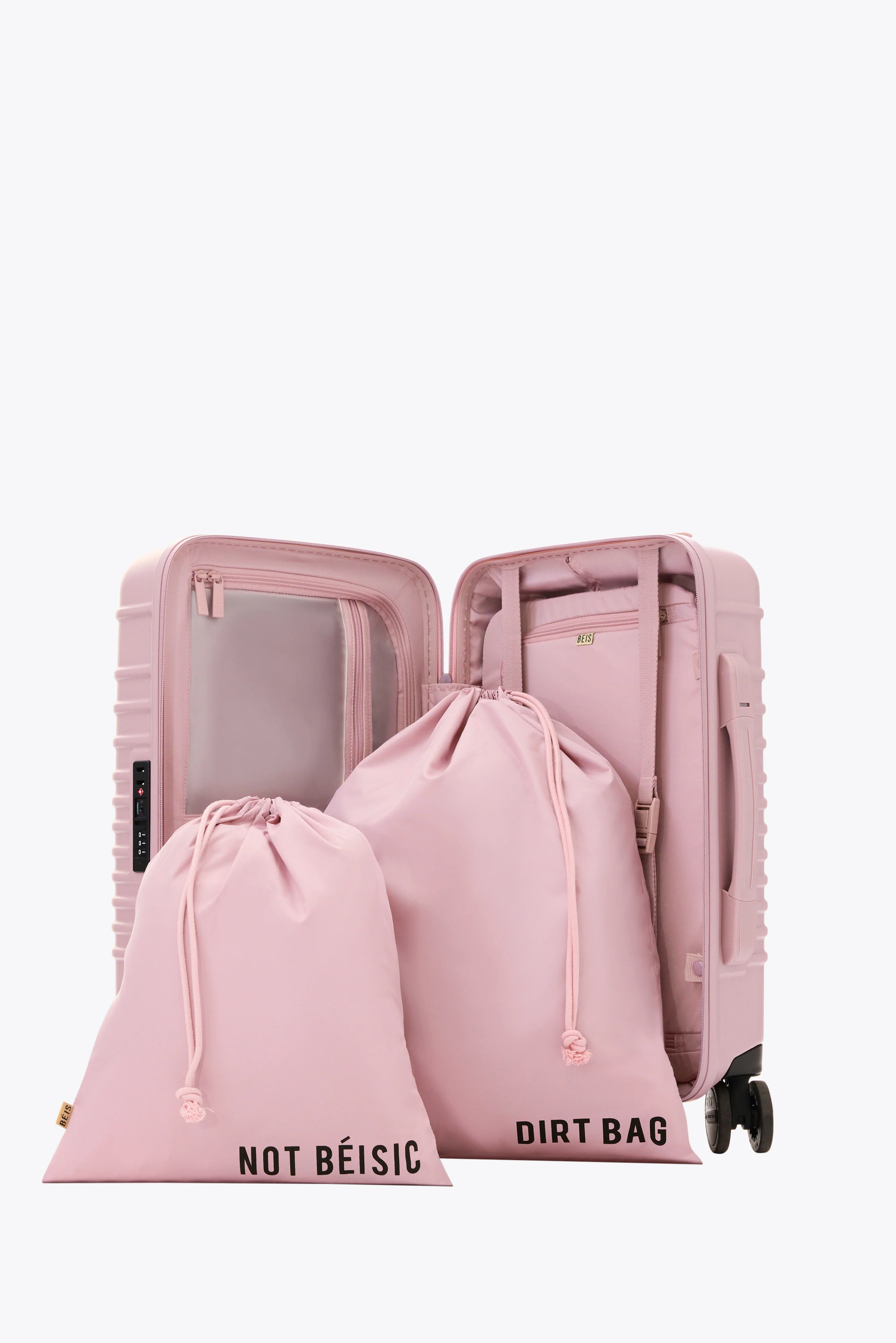 The Small Carry-On Roller in Atlas Pink - Image 5