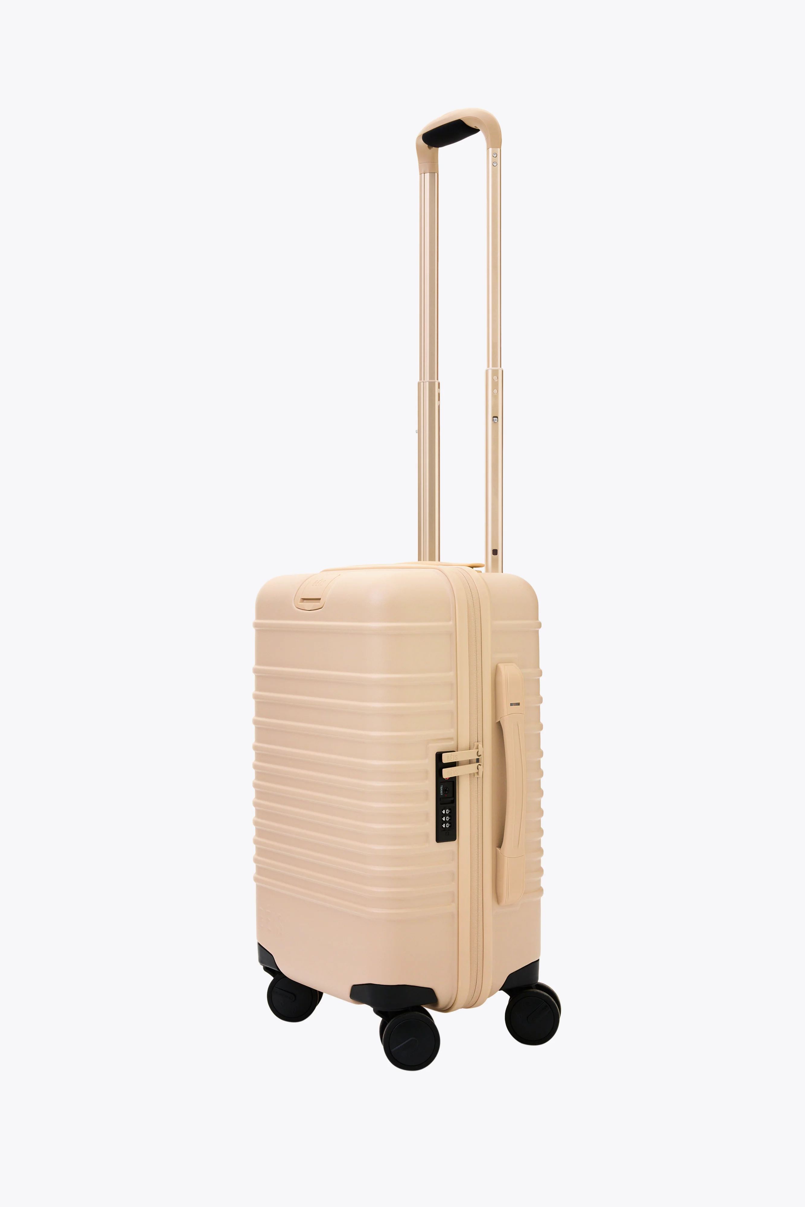 The Small Carry-On Roller in Beige - Image 2