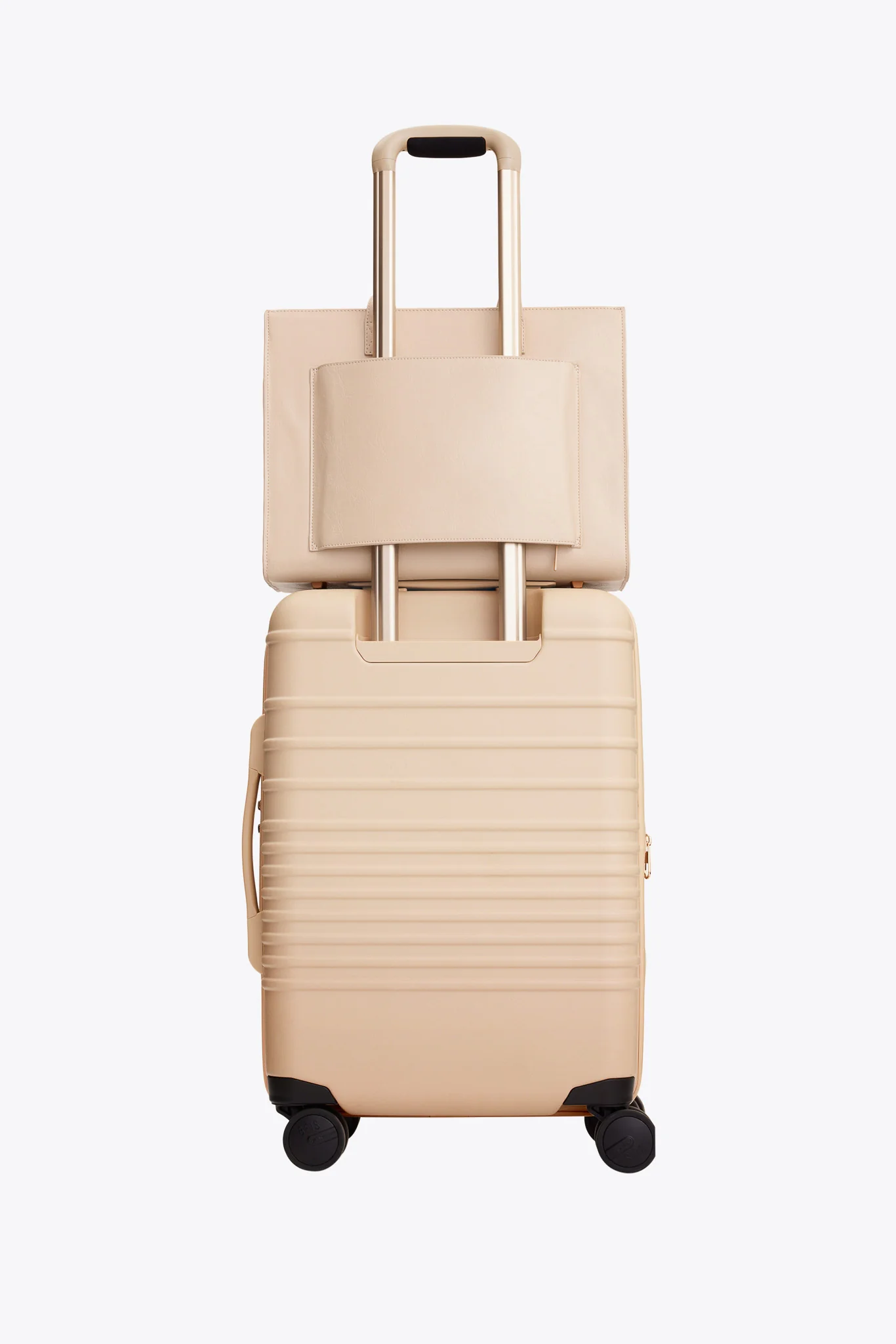 The Work Tote in Beige - Image 13