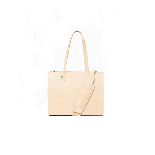 The Work Tote in Beige - Image 10