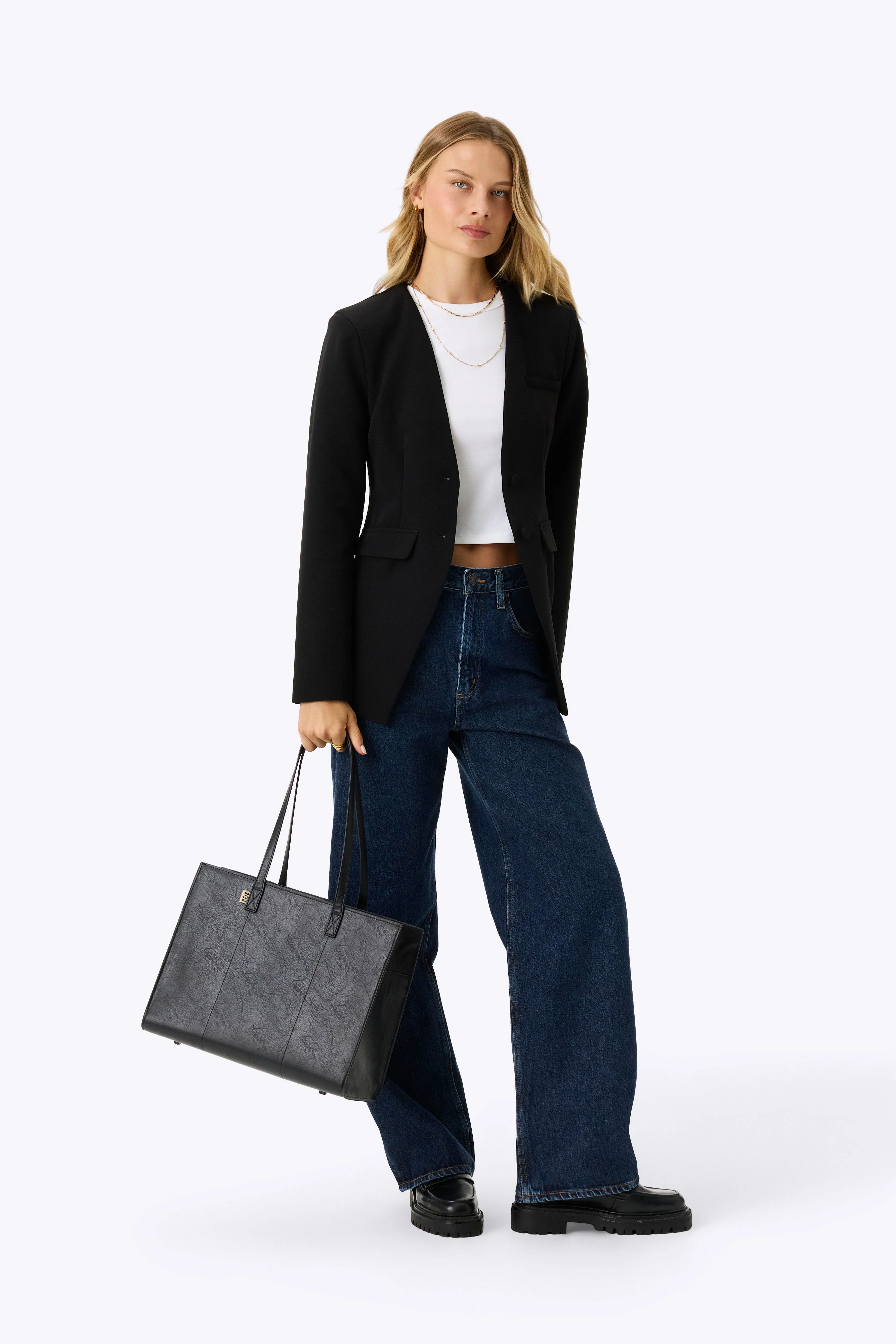 The Work Tote in Black - Image 3